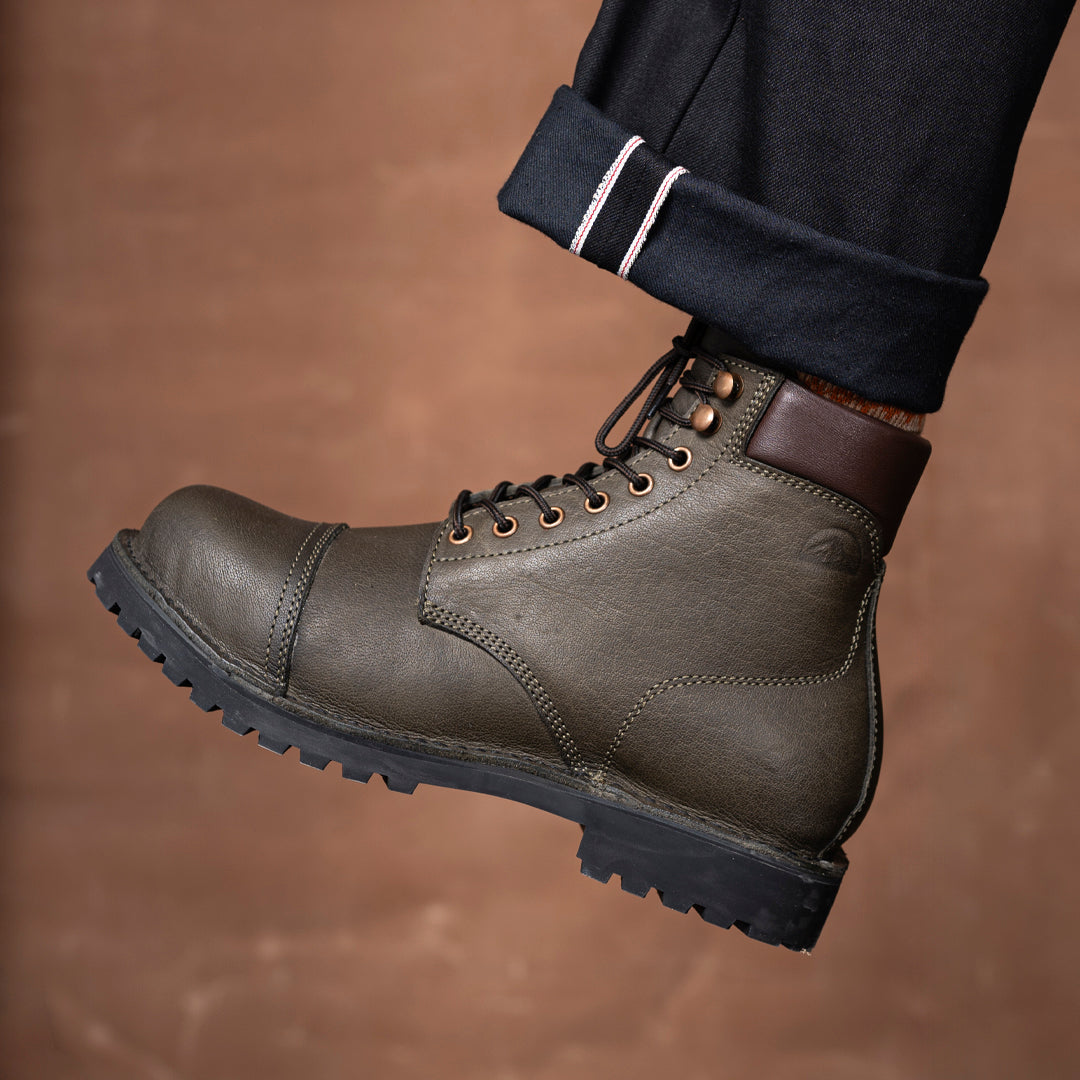 Himalayan Trailmaster Boots 6" (Moss Green) Water Repellent