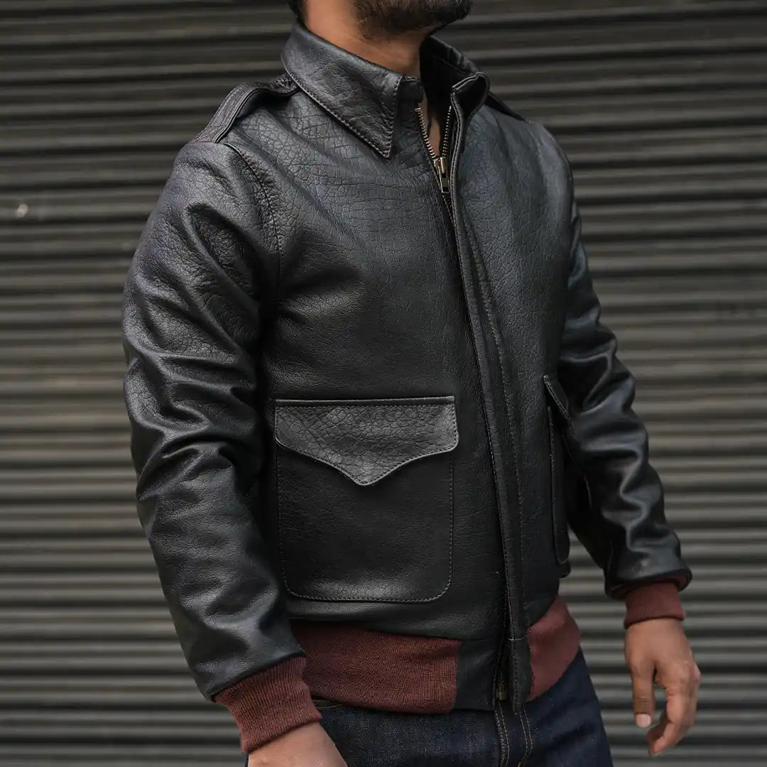 A2 Flight Jacket (Raven Black)