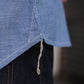 Heritage Work Shirt Half Sleeves Chambray Blue