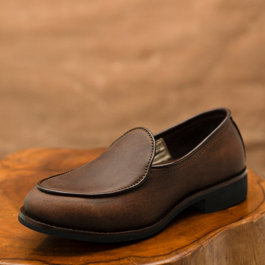 Belgian Loafers (Vintage Brown) Goodyear Welted