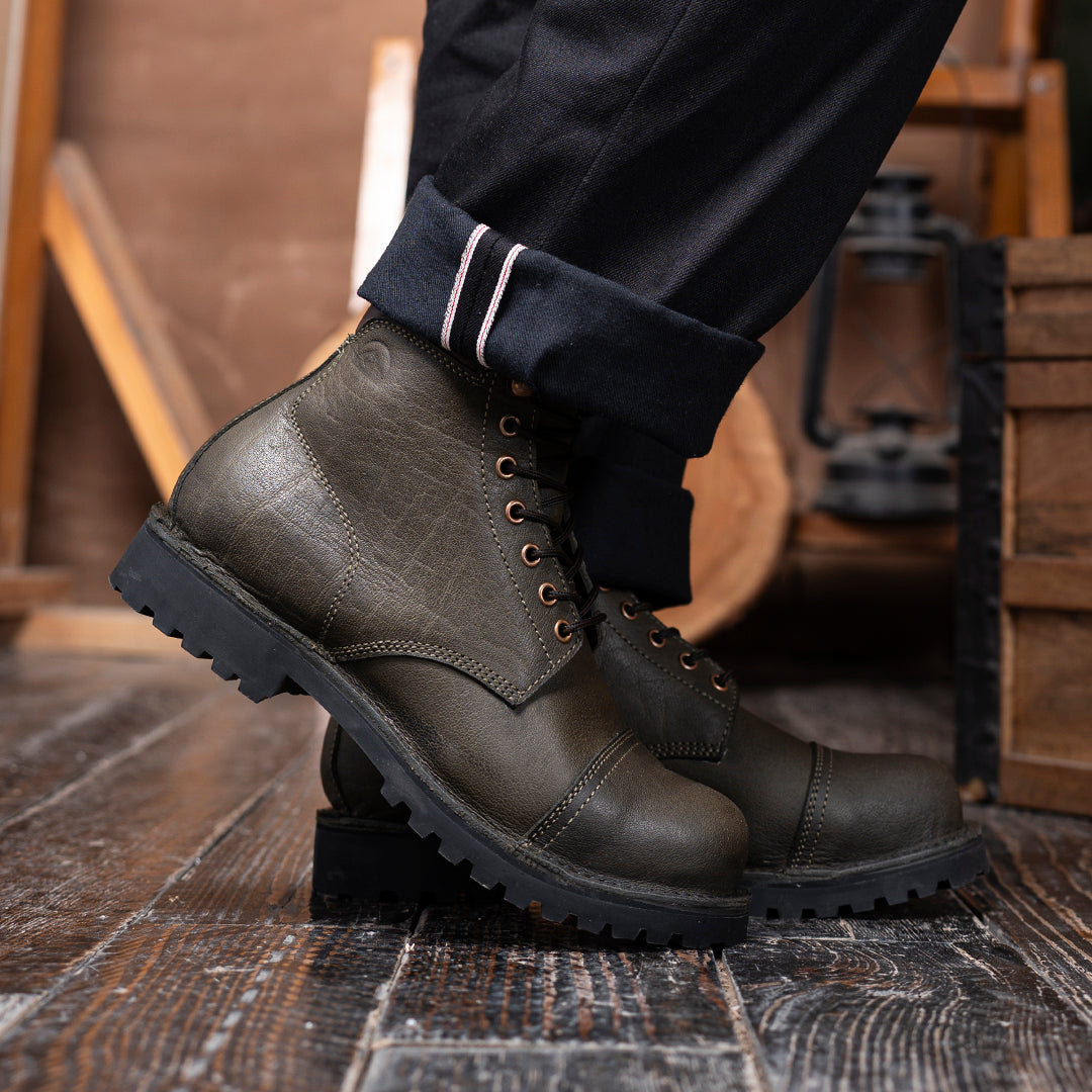 Himalayan Trailmaster Boots 6" (Moss Green) Water Repellent