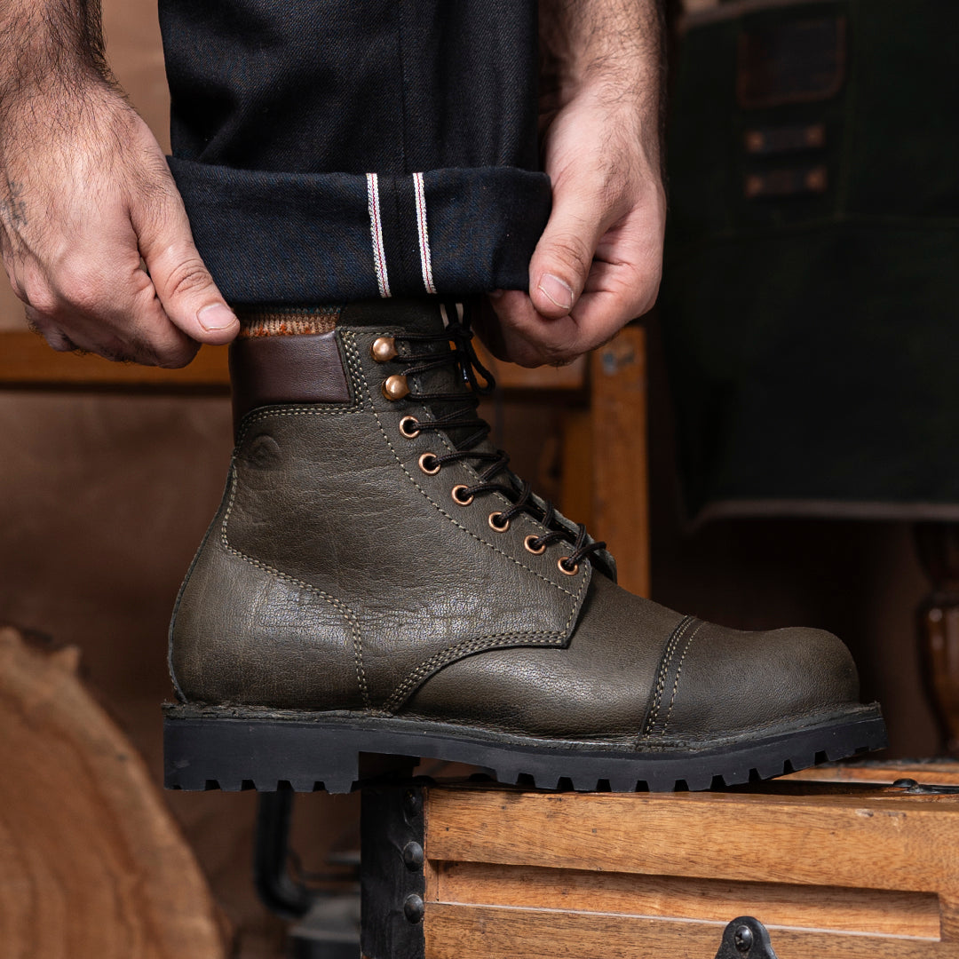 Himalayan Trailmaster Boots 6" (Moss Green) Water Repellent