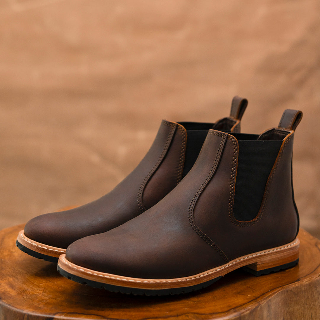 Bottines Chelsea Chicago (Vintage Brown) Goodyear Welted