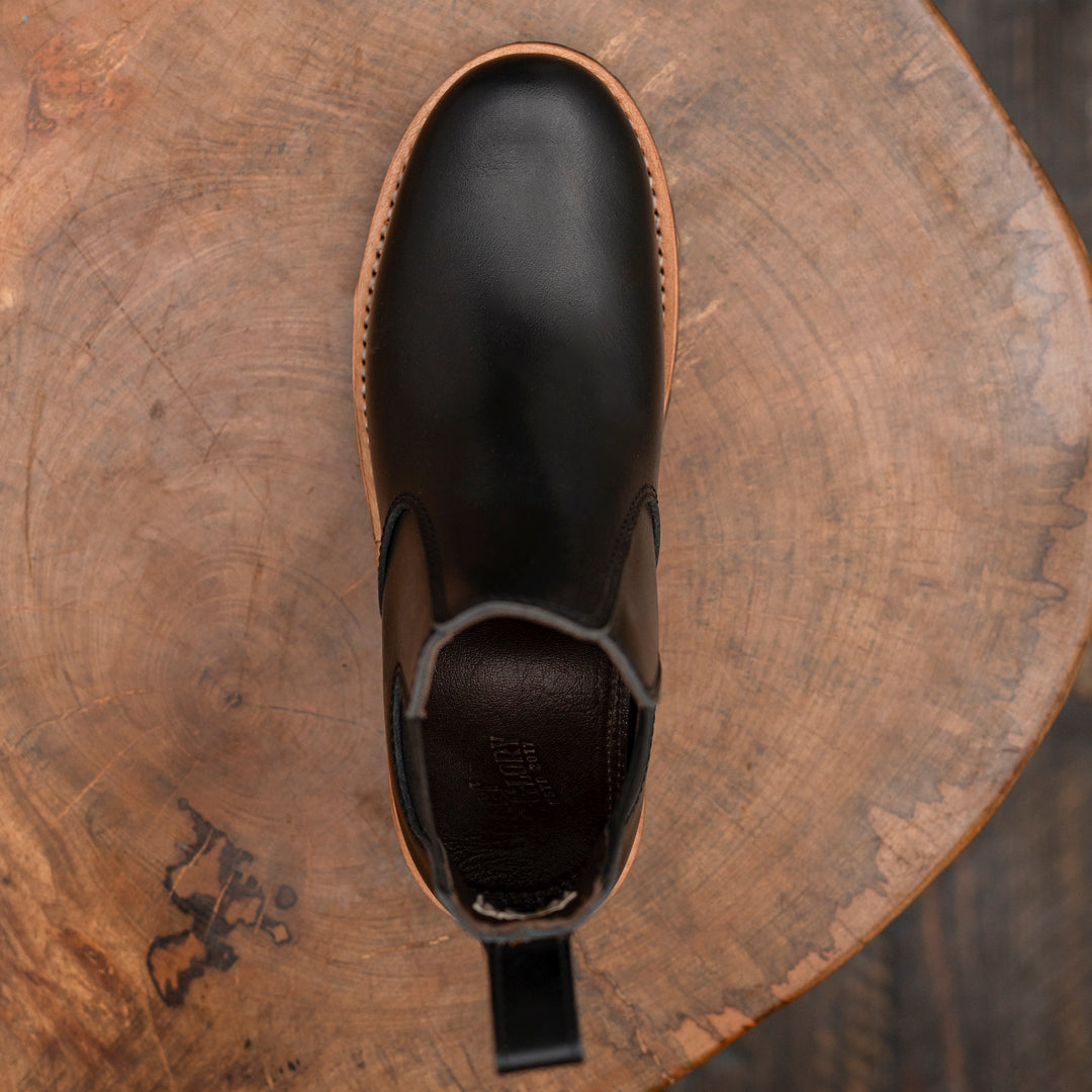 Chelsea Explorer (Raven Black) Goodyear Welted 028' CRS – Craft & Glory
