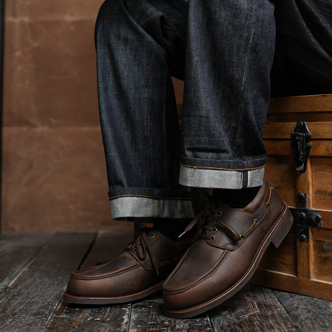 Voyager Boat 2.0 Shoes (Vintage Brown) Goodyear Welted