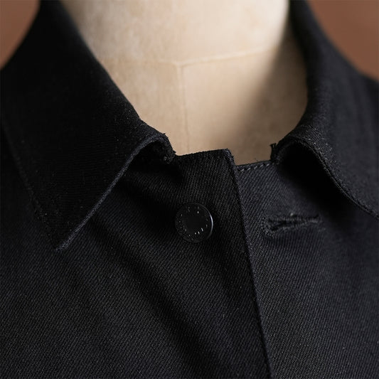 Trucker Type 2 Double Black 14 Oz Selvedge Denim