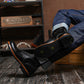 The Brandon Cap Toe Boots (Raven Black) (Munson Last - Goodyear Welted)