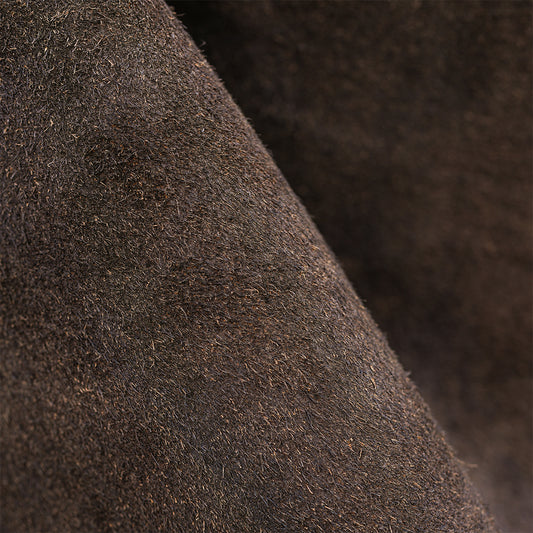 Grizzly Brown Full Grain  Water Buffalo Roughout (Leather Option )