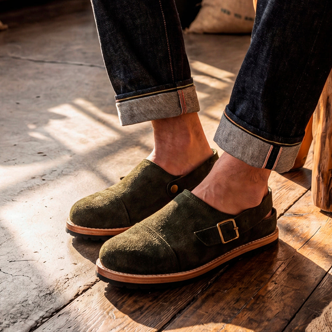 Ranger Slides (Grizzly Green) Goodyear Welted
