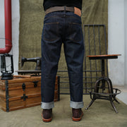 15 Oz Blue Blood Five Pocket 2.0 Selvedge Denim For Men ( True