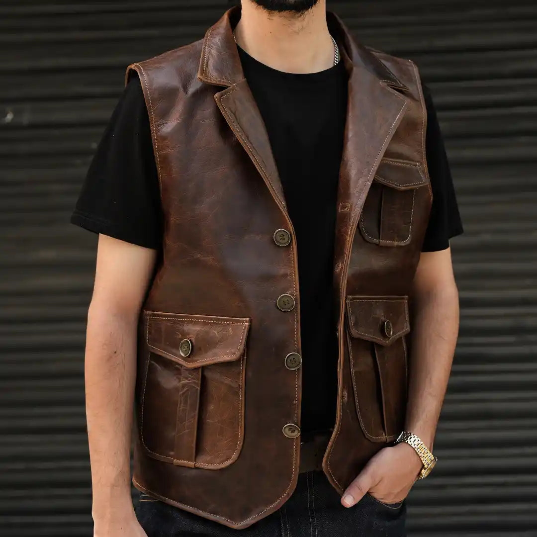 Gentleman's Vest Jacket (Double Shot Espresso)