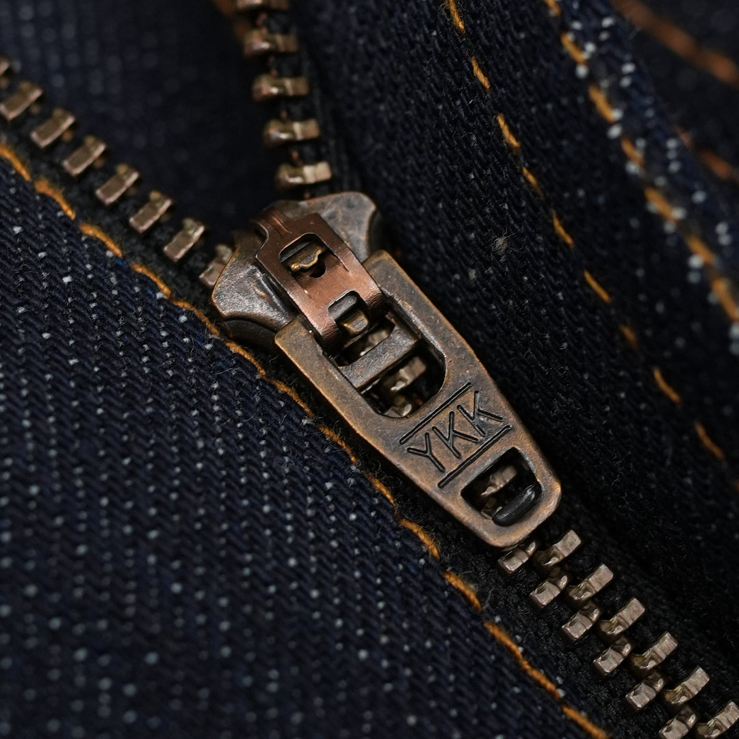 15 Oz Blue Blood Five Pocket 2.0 Selvedge Denim For Men ( True Straight)
