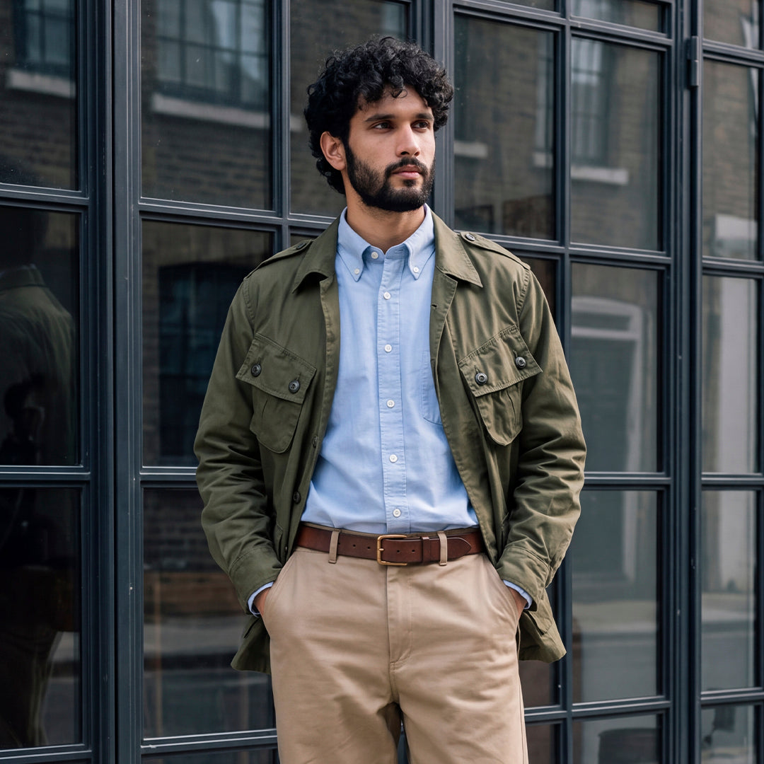 Tropical Jungle Jacket (Olive Green)