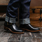 The Foundry Engineer Boots (Raven Black) Goodyear Welted