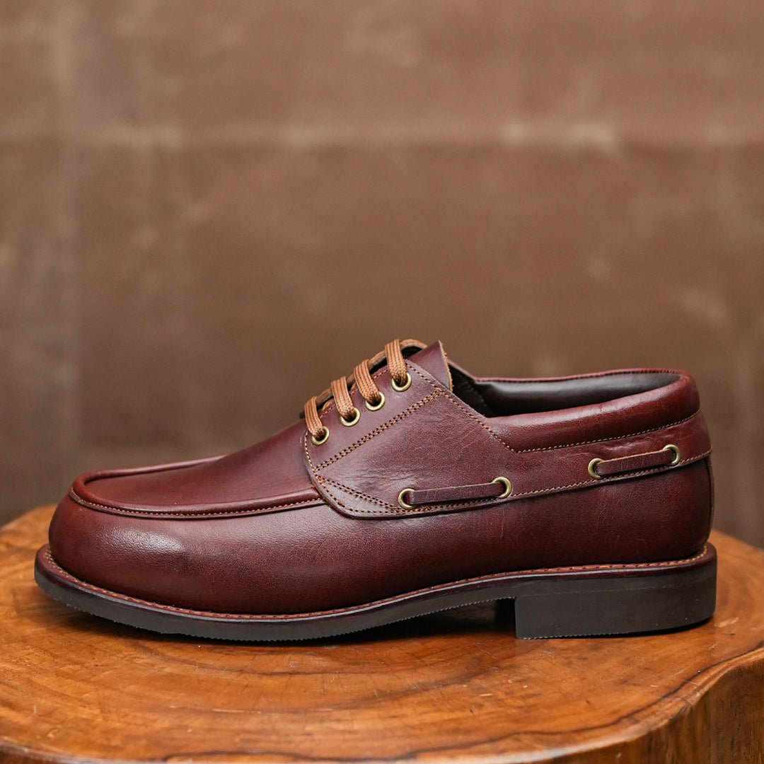 Voyager Boat 2.0 Shoes (Saddle Tan) Goodyear Welted