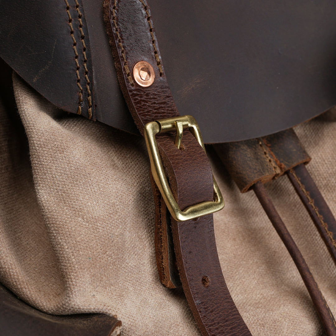 Jungle Rucksack (Sandstorm x Vintage Brown)
