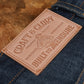 Double Knee Carpenter Blue Blood 13 Oz Selvedge Denim For Men (True Straight)