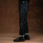 Double Knee Carpenter Blue Blood 13 Oz Selvedge Denim For Men (True Straight)