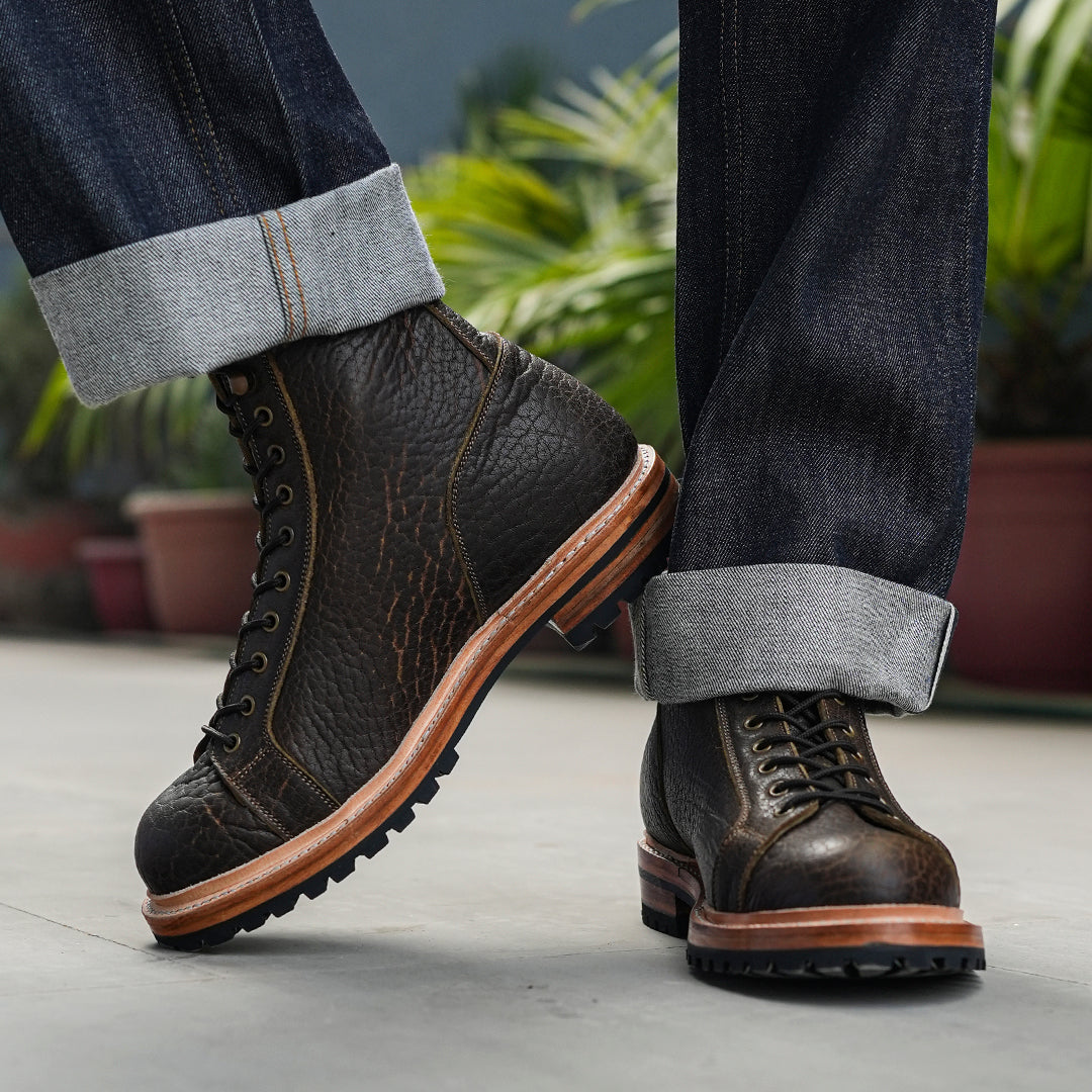 Godzilla Brown (Shrunken Leather Option)