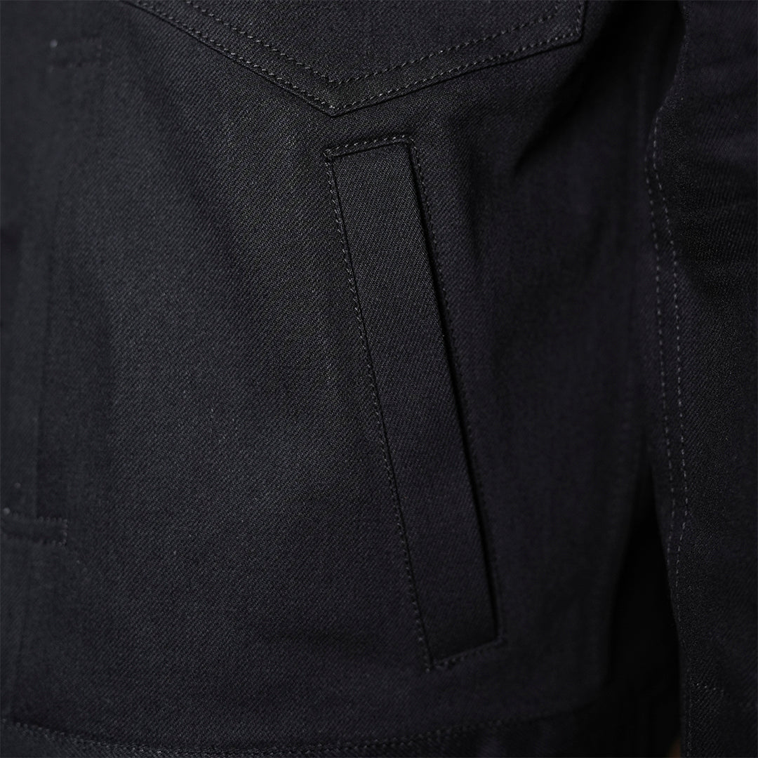Trucker Type 2 Double Black 14 Oz Selvedge Denim