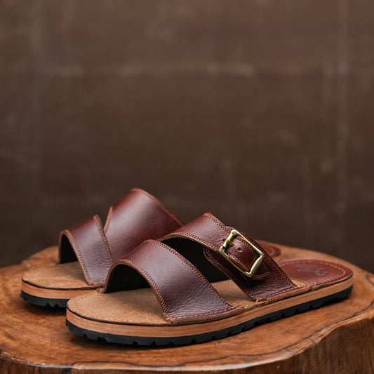 Harbor Slides (Saddle Tan)