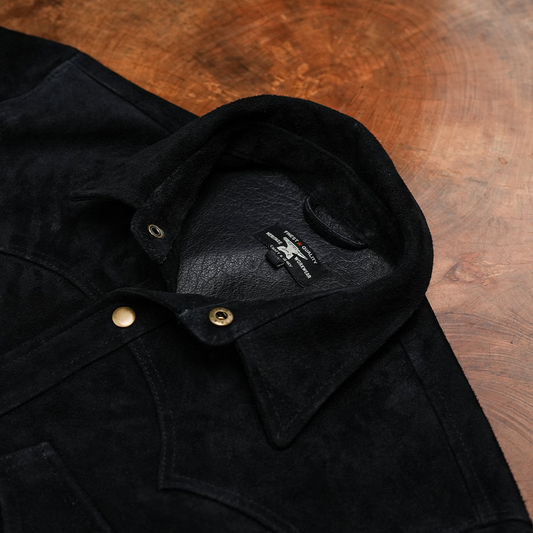 Roughout Western Overshirt (Grizzly Black) Limited Edition