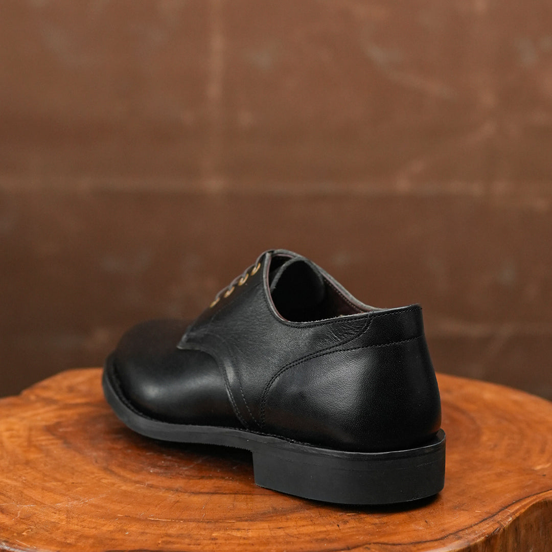 Craft Boondocker Shoes (Raven Black) Goodyear Welted