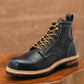 Task Boots 6" (Raven Black) Goodyear Welted