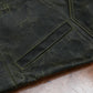 Trucker Type 2 Leather Jacket (Vintage Green)