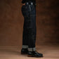 Double Knee Carpenter Blue Blood 13 Oz Selvedge Denim For Men (True Straight)