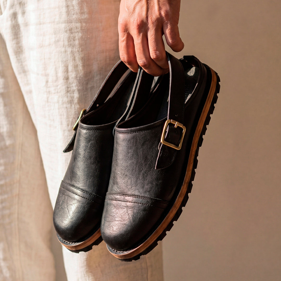 Ranger Slides (Raven Black) Goodyear Welted