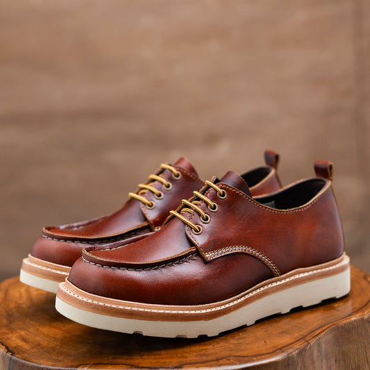 Moc-Toe Shoes (Saddle Tan) Goodyear Welted