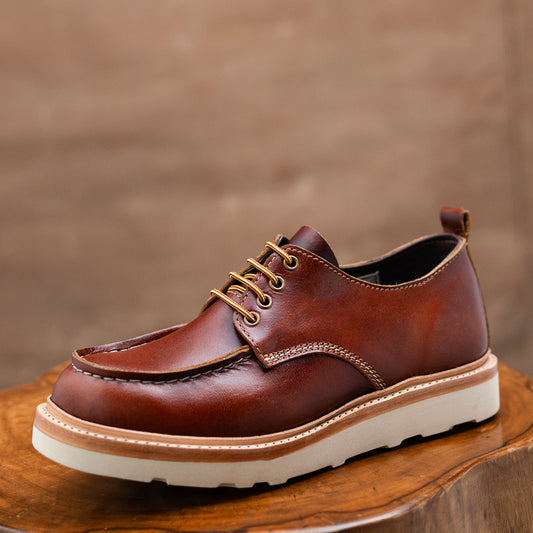 Moc-Toe Shoes (Saddle Tan) Goodyear Welted