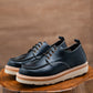 Moc-Toe-Schuhe (Raven Black) Rahmengenäht