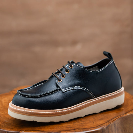 Moc-Toe Shoes (Raven Black) Goodyear Welted