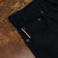 Five Pocket Double Black 14 Oz Selvedge Denim For Men (True Straight)