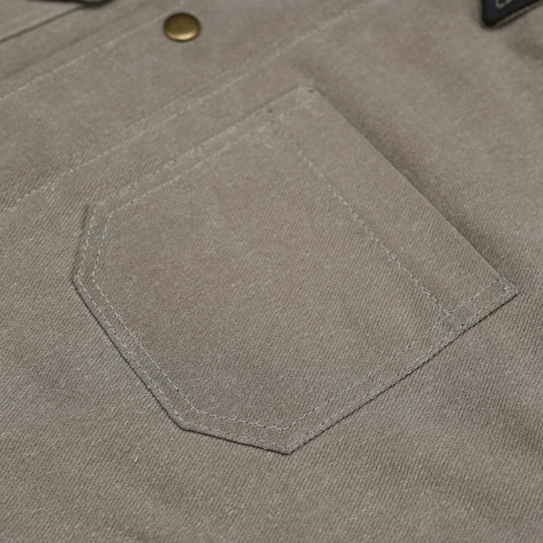 Cabin Jacket Sandstorm 12 Oz Oil Waxed Twill