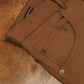Five Pocket Fox Brown 12 Oz Duck Canvas Pants For Men (True Straight)