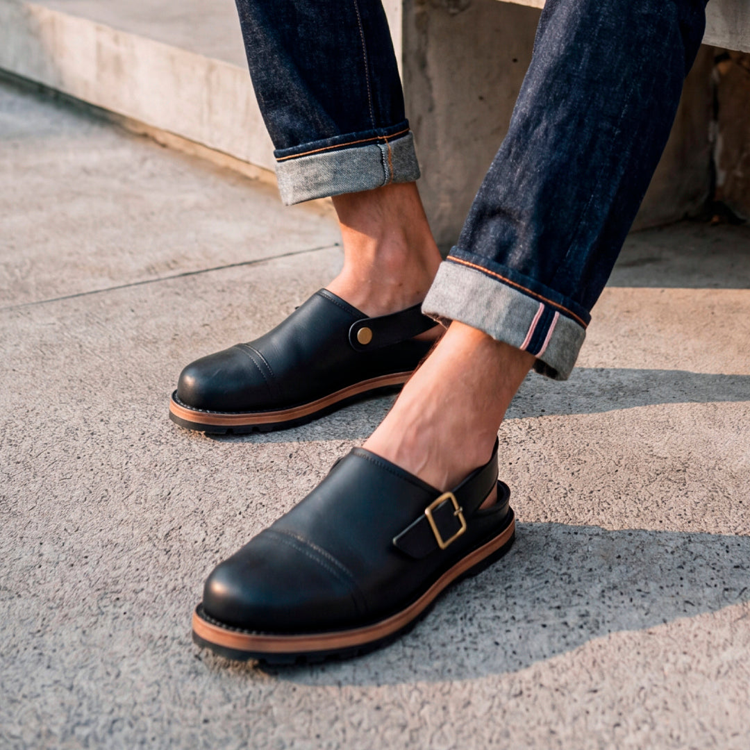 Ranger Slides (Raven Black) Goodyear Welted