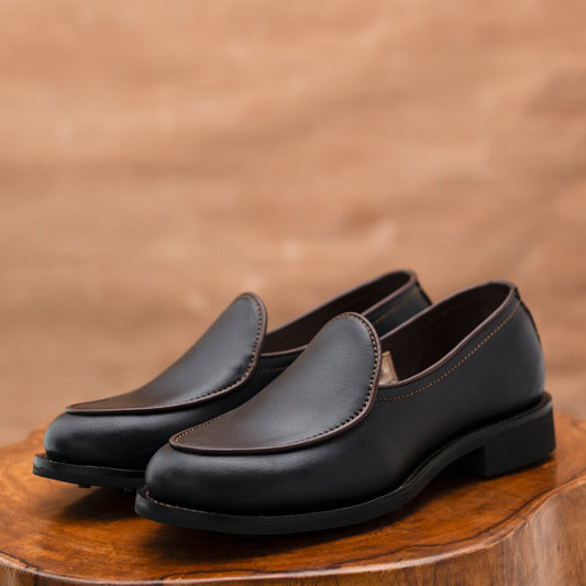 Belgian Loafers 2.0 (Raven Black) Goodyear Welted