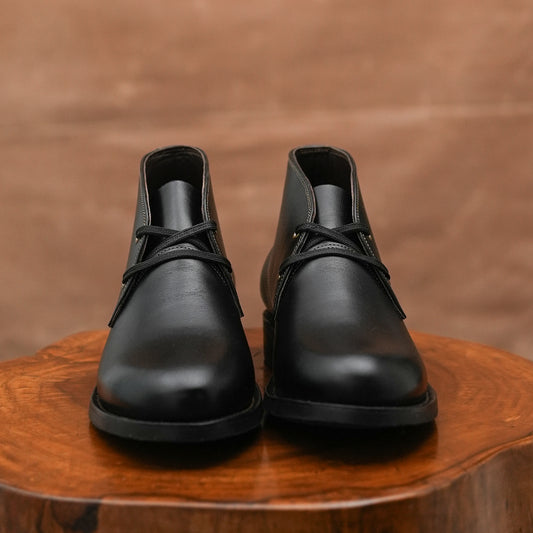 Hampton Desert Boot (Raven Black) Goodyear Welted STC
