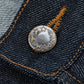 Double Knee Carpenter Blue Blood 13 Oz Selvedge Denim For Men (True Straight)