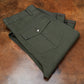 Fatigue Pants Military Green 12 Oz Selvedge Canvas For Men (True Straight)