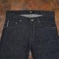 Five Pocket Blue Blood 13 Oz Selvedge Denim For Men (True Straight)