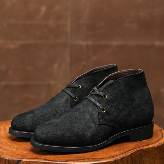 Hampton Desert Boot (Grizzly Black) Goodyear Welted
