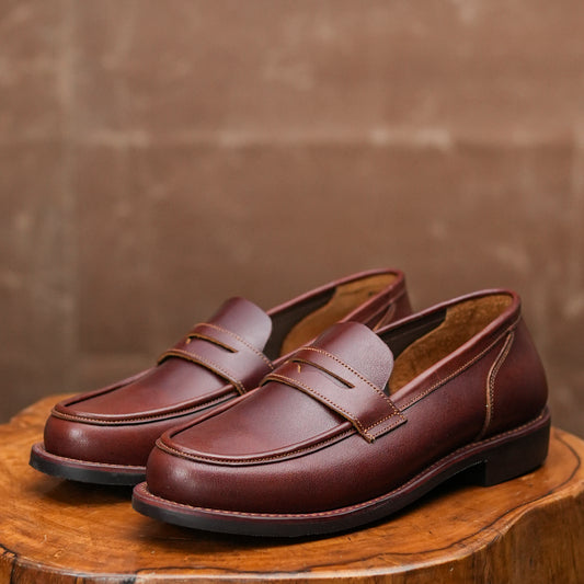 Oslo Penny 2.0 Loafers (Saddle Tan) Goodyear Welted