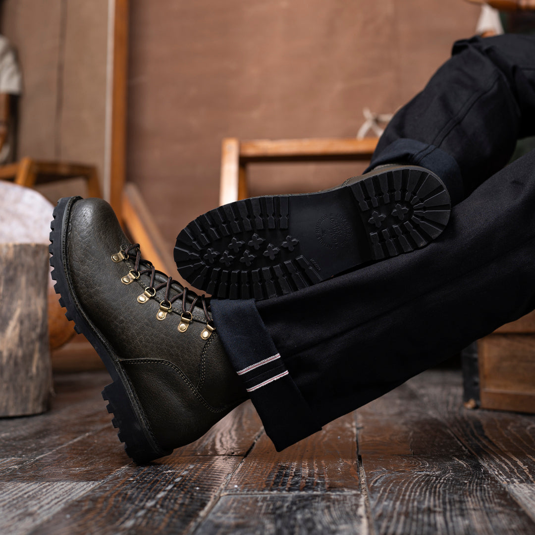 Himalayan Hiker Boots 6" (Moss Green) Water Repellent