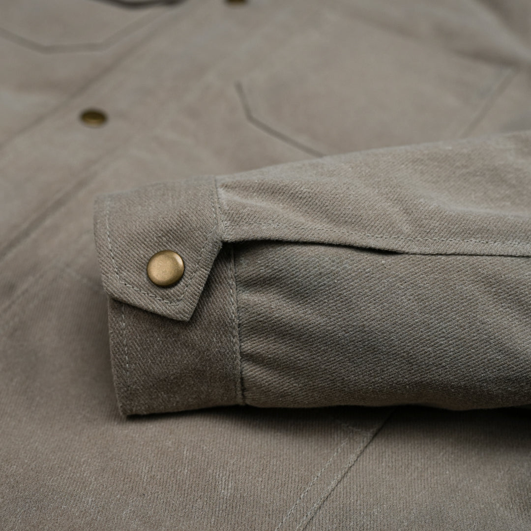 Cabin Jacket Sandstorm 12 Oz Oil Waxed Twill