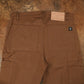 Double Knee Carpenter Fox Brown 12 Oz Duck Canvas Pants For Men (True Straight)