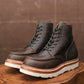 Moc-Toe 2.0 Leather Boots 6" (Vintage Brown) Goodyear Welted